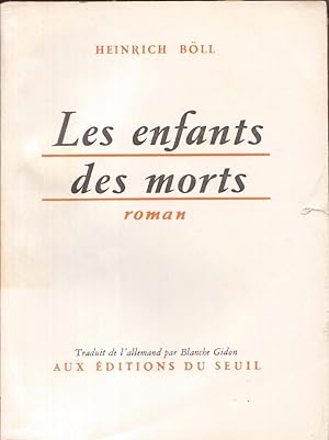 Les enfants des morts. Traduit de l'allemand par Blanche Gidon.