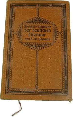 Seller image for Abri der Geschichte der deutschen Literatur, for sale by Versandantiquariat Hbald