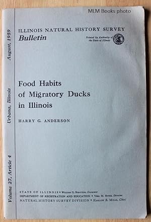 Seller image for Food Habits of Migratory Ducks in Illinois for sale by Ulysses Books, Michael L. Muilenberg, Bookseller