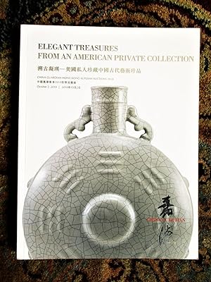 CHINESE ELEGANT TREASURES from an AMERICAN PRIVATE COLLECTION China Guardian Catalog 2018