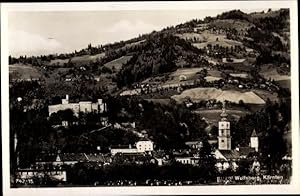Ansichtskarte / Postkarte Wolfsberg in Kärnten, Blick auf den Ort, Kirche, Schloss