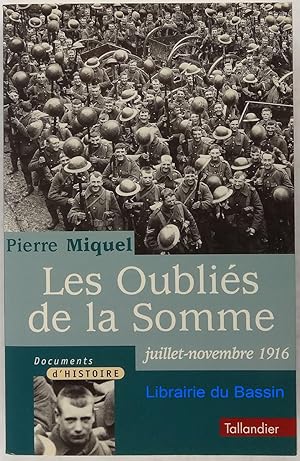 Les oubliés de la somme juillet-novembre 1916