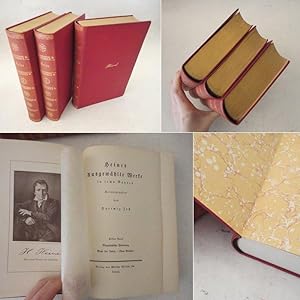 Heines Ausgewählte Werke in sechs Bänden, herausgegeben von Hartwig Jeß * G A N Z L E D E R - V o...