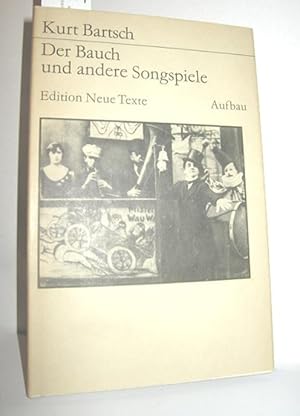 Seller image for Der Bauch und andere Songspiele for sale by Antiquariat Zinnober