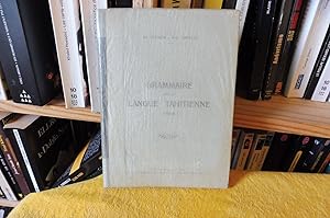 Imagen del vendedor de Grammaire De La Langue Tahitienne (Essai) a la venta por librairie ESKAL