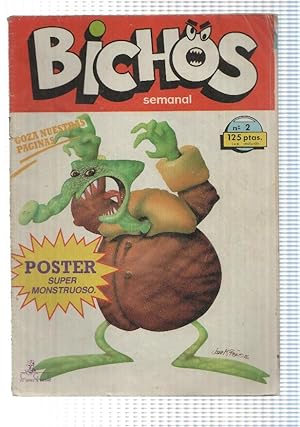 Imagen del vendedor de Revista: Bichos num 02. Poster Super Monstruoso - El Buho Dinamico a la venta por El Boletin