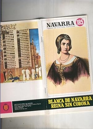 Imagen del vendedor de Navarra temas de cultura popular numero 185: Blanca de Navarra, reina sin corona a la venta por El Boletin