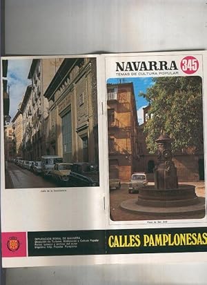 Immagine del venditore per Navarra temas de cultura popular numero 345: Calles pamplonesas venduto da El Boletin