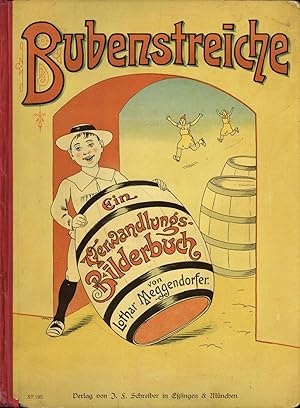 Bild des Verkufers fr BUBENSTREICHE: EIN VERWANDLUNGSBILDERBUCH [Childish Pranks: A Transformation Picture Book] (code no. 196) zum Verkauf von Wallace & Clark, Booksellers