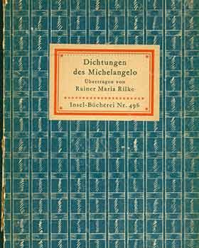 Seller image for Dichtungen des Michelangelo. for sale by Wittenborn Art Books