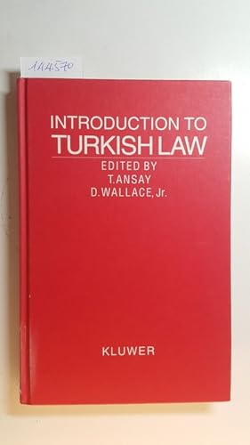 Seller image for Introduction to Turkish Law for sale by Gebrauchtbcherlogistik  H.J. Lauterbach