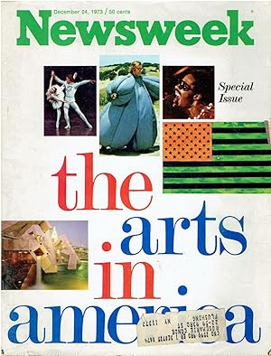 Imagen del vendedor de Vintage Issue of "Newsweek" Magazine, December 24, 1973 - The Arts in America a la venta por Manian Enterprises