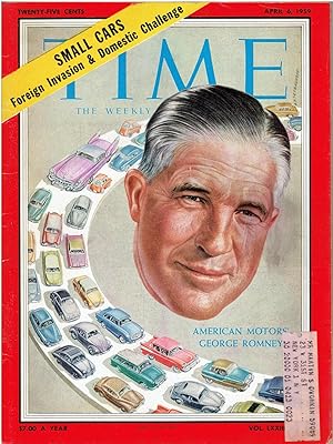 TIME Magazine, April 6, 1959 (Vol. LXXIII, No. 14) - Small Cars