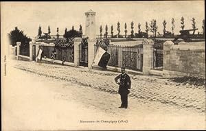 Ansichtskarte / Postkarte Champigny sur Marne Val de Marne, Monument, Kriegerdenkmal