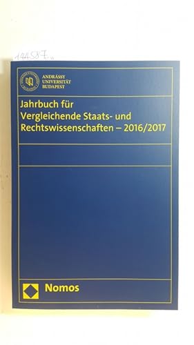 Seller image for Jahrbuch fr Vergleichende Staats- und Rechtswissenschaften - 2016/2017 for sale by Gebrauchtbcherlogistik  H.J. Lauterbach