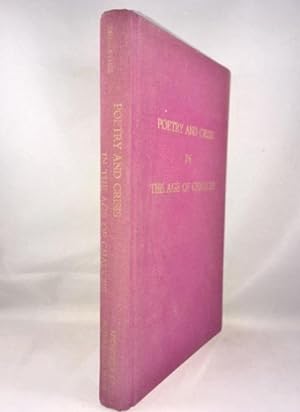 Seller image for Poetry and Crisis in the Age of Chaucer for sale by Great Expectations Rare Books