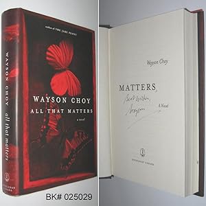 Seller image for All That Matters: A Novel SIGNED for sale by Alex Simpson