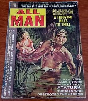 ALL MAN Adventure Magazine V1 #10 April 1960 Prezio GGA Bandidos Dean Ballenger