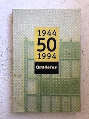 Quaderns D'Arquitectura I Urbanisme 205-206 Special 50 Year Anniversary (1944 - 1994)
