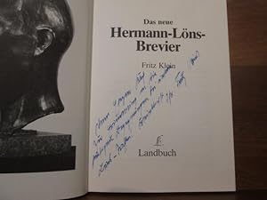 Das neue Hermann-Löns-Brevier. *** 3fach signiert! *** [Hrsg.: Verb. d. Hermann-Löns-Kreise in De...