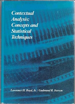 Contextual Analysis: Concepts and Statistical Techniques