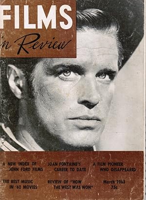 Seller image for Films in Review: March 1963 George Peppard (Cover) Joan Fontaine for sale by Bookshop Baltimore