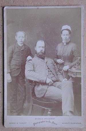 Seller image for Cabinet Photograph: A Family Group Portrait. for sale by N. G. Lawrie Books