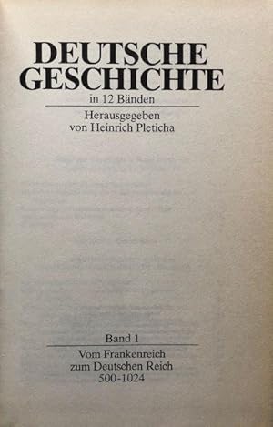 Bild des Verkufers fr Vom Frankreich zum Deutschen Reich. 500-1024. zum Verkauf von Antiquariat Lohmann