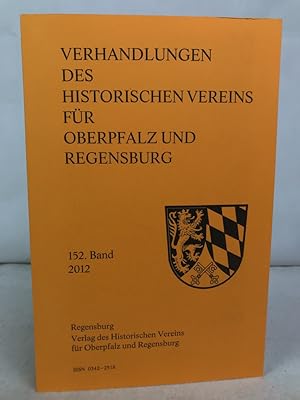 Immagine del venditore per Verhandlungen des Historischen Vereins fr Oberpfalz und Regensburg. 152.Band. venduto da Antiquariat Bler