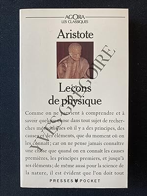 Bild des Verkufers fr LECONS DE PHYSIQUE Livres 1 et 2 suivis d'extraits des autres livres zum Verkauf von Yves Grgoire