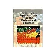 Imagen del vendedor de Statistical Applications for the Behavioral Sciences a la venta por eCampus