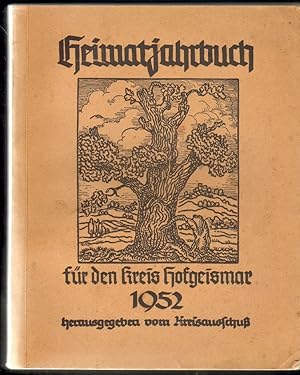 Bild des Verkufers fr Heimatjahrbuch fr den Kreis Hofgeismar 1952 zum Verkauf von Versandantiquariat Boller