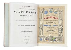 Bild des Verkufers fr Zweitausend brgerliche Wappen. (Vortitel: Die Wappen brgerlicher Geschlechter Deutschlands und der Schweiz). (= J. Siebmacher s grosses und allgemeines Wappenbuch in Verbindung mit Mehreren neu herausgegeben und mit historischen, genealogischen und heraldischen Notizen begleitet, Bd. 5, Abt. 1). zum Verkauf von Versandantiquariat Wolfgang Friebes