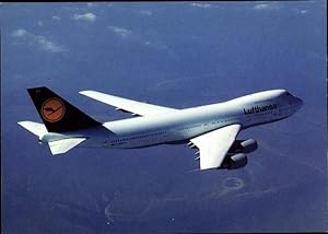 Ansichtskarte / Postkarte Deutsches Passagierflugzeug, Lufthansa Boeing 747-200