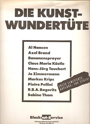 Die Kunstwundertüte. Erste limitierte Auflage : 100 Stück von 10 Künstlern, hier 1 Werk von Hans ...
