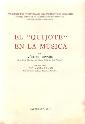 EL QUIJOTE EN LA MUSICA.