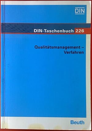 Bild des Verkufers fr DIN-Taschenbuch 226. Qualittsmanagement - Verfahren. Normen. zum Verkauf von biblion2