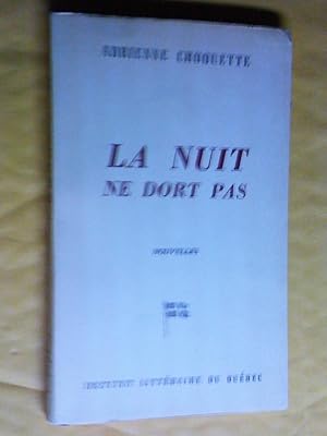 Seller image for La Nuit ne dort pas. Nouvelles for sale by Claudine Bouvier