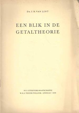 Seller image for Een blik op de getaltheorie for sale by Bij tij en ontij ...