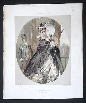 Les Femmes de Paris. La Grande Dame du Faubourg St. Germain. Lithographie en couleurs.