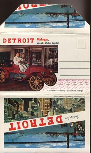 Image du vendeur pour DETROIT MICHIGAN, WORLD'S MOTOR CAPITAL mis en vente par BUCKINGHAM BOOKS, ABAA, ILAB, IOBA