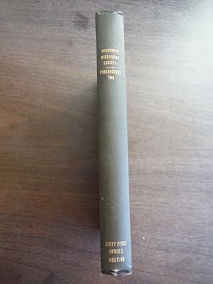 Seller image for Proceedings of the State Historical Society of Wisconsin at its Sixty-First Annual Meeting (1913) for sale by Imperial Books and Collectibles