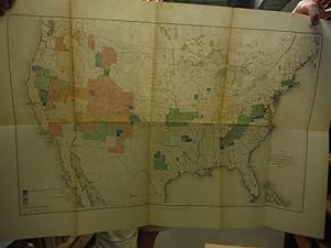 Seller image for Map of the United States Showing the Progress of the Topographic Survey during the Fiscal Year 1888-9 for sale by Imperial Books and Collectibles