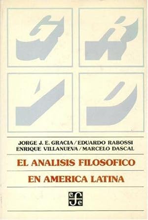 Análisis filosófico en América Latina, El.