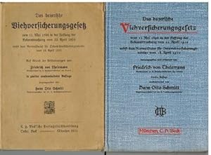 Viehversicherungsgesetz vom 11. Mai 1896 . (s. d. Abb.) Herausgegeben und erläutert von Friedrich...