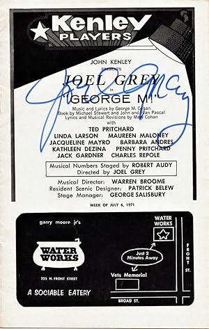 Autographed Playbill for "George M!"