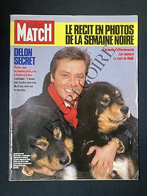 PARIS MATCH-N°1960-19 DECEMBRE 1986-ALAIN DELON