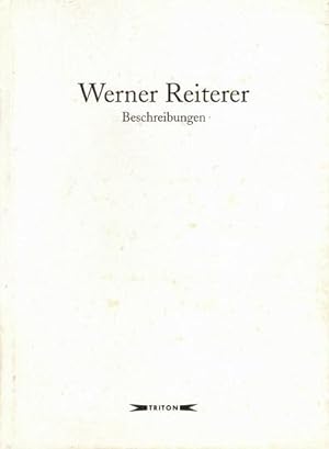 Imagen del vendedor de Werner Reiterer: Beschreibungen a la venta por LEFT COAST BOOKS