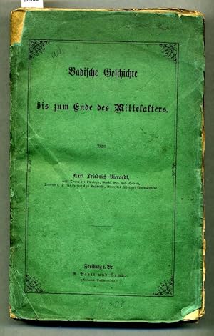 Badische Geschichte bis zum Ende des Mittelalters.