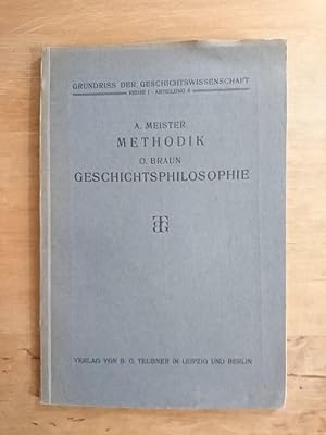 Immagine del venditore per Grundzge der historischen Methode / Geschichtsphilosophie venduto da Antiquariat Birgit Gerl